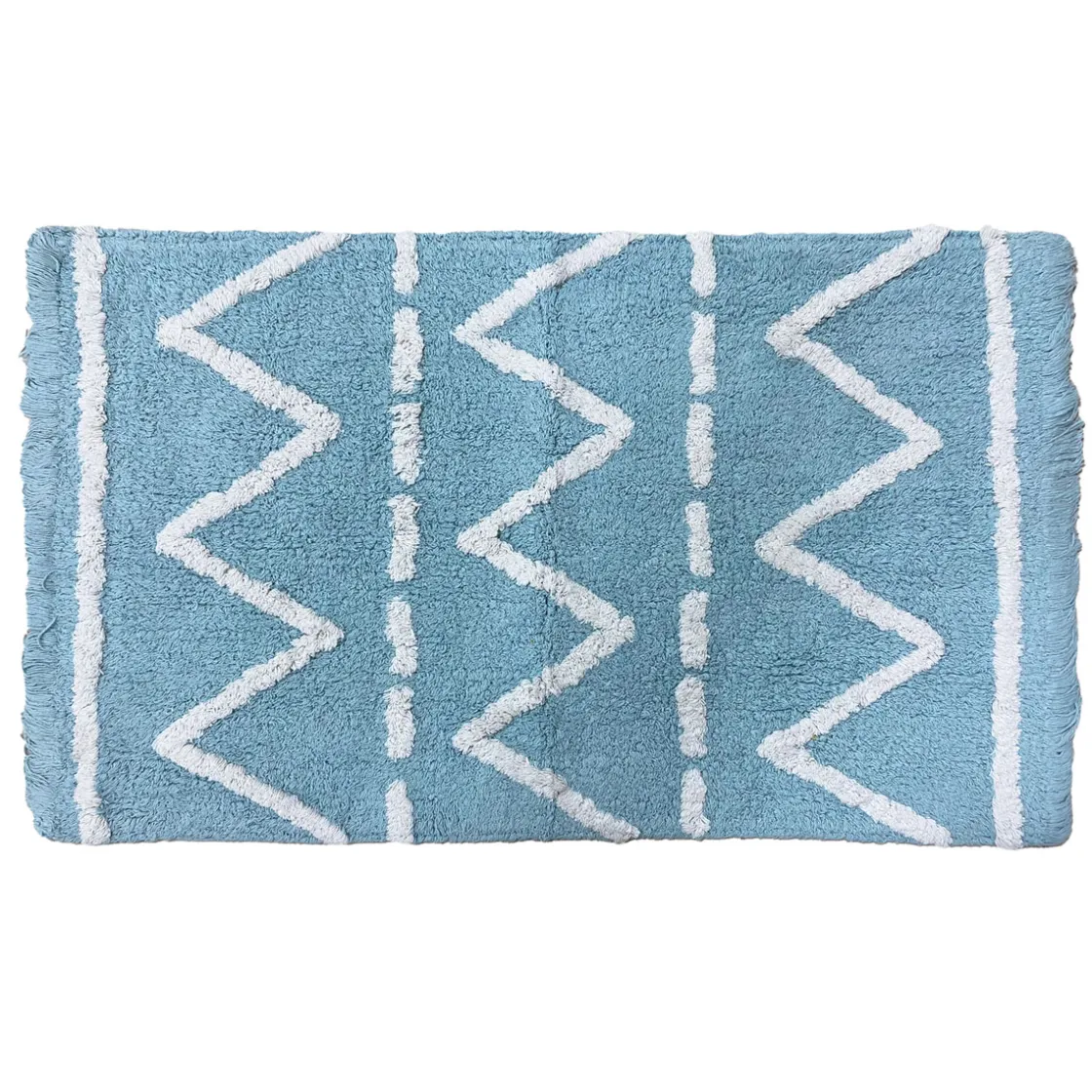 Téxtil>Alfombra Paty Verde Agua/Blanca 120x160Cm