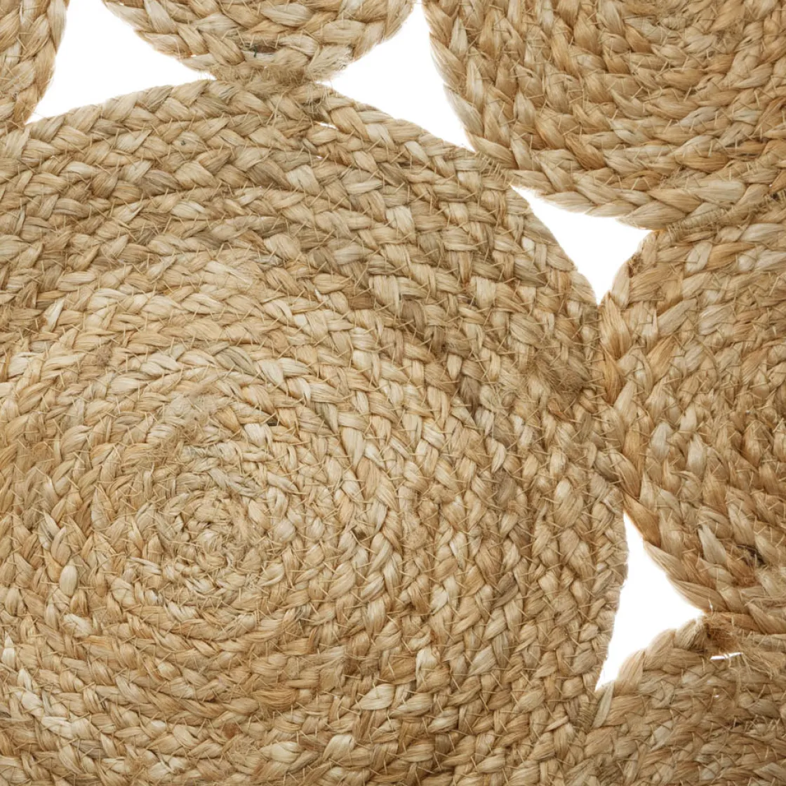atmosphera Alfombras Decorativas>Alfombra Redonda De Yute Ajoure D80Cm