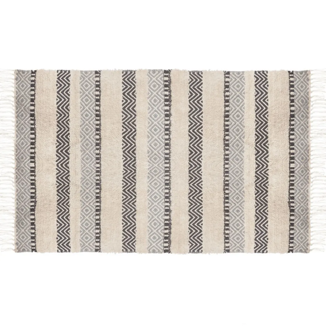 atmosphera Alfombras Decorativas>Alfombra Relieve Rayas 90x150Cm