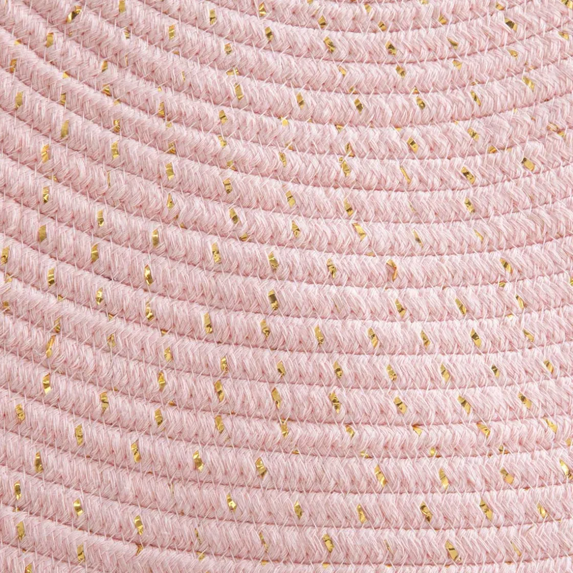 atmosphera4kids Téxtil>Alfombra Rosa Lurex Con Flecos 90Cm