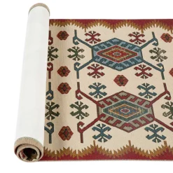 Alfombras De Cocina>Alfombra Sunlight Ocre/Rojo 60x300Cm