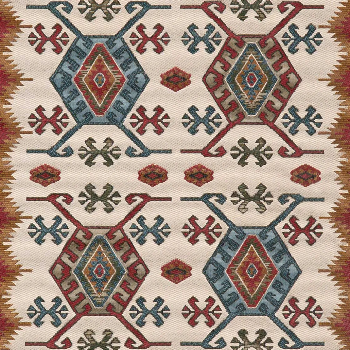 Alfombras De Cocina>Alfombra Sunlight Ocre/Rojo 60x300Cm