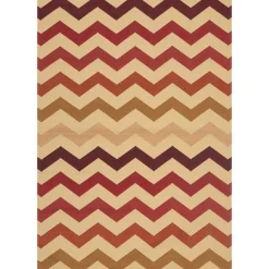 Alfombras De Cocina>Alfombra Sunlight Roja/Beige 60x200Cm