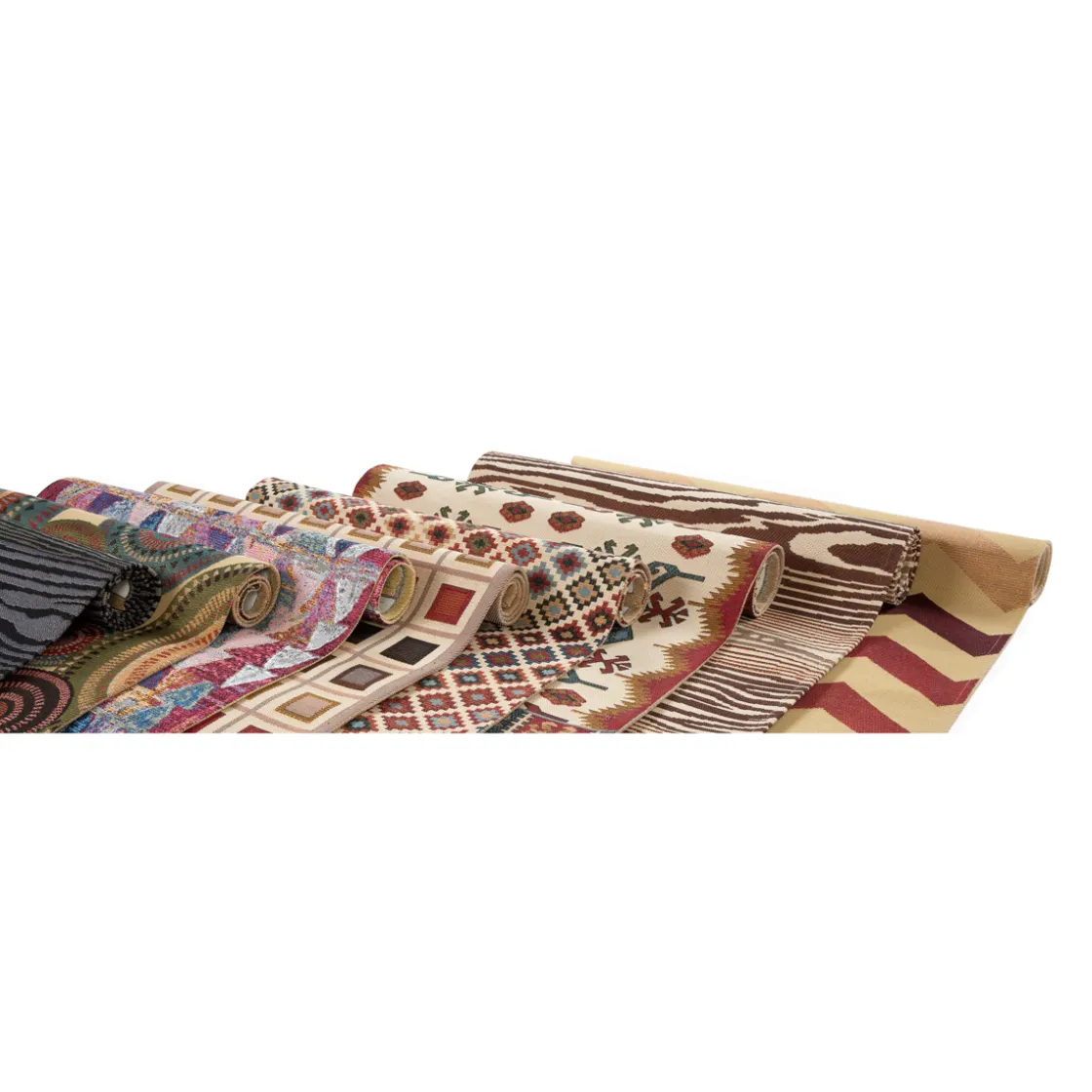 Alfombras Decorativas>Alfombra Sunlight Rojo/Beige 70x120Cm