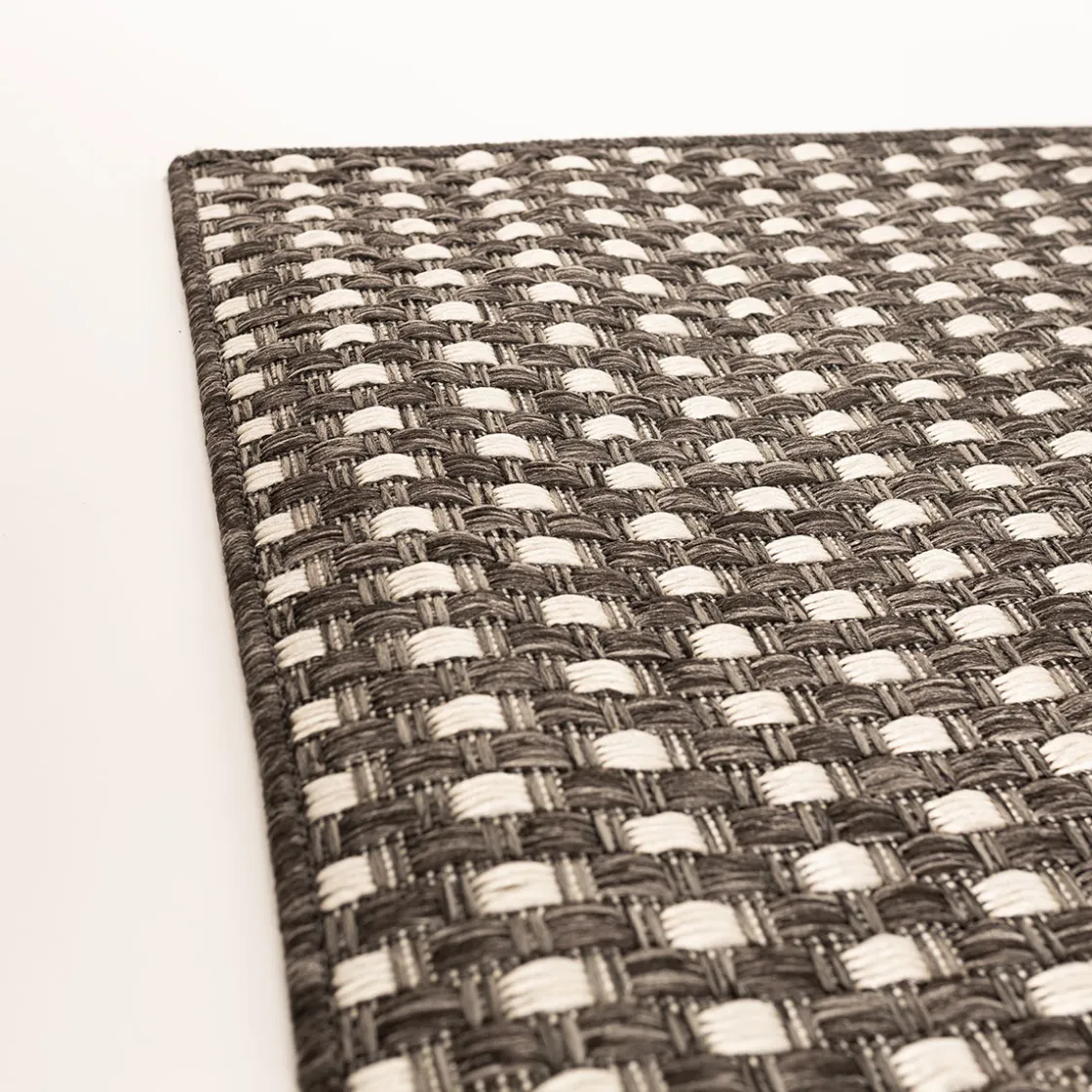 atmosphera Alfombras Decorativas>Alfombra trenzada gris 120x170cm