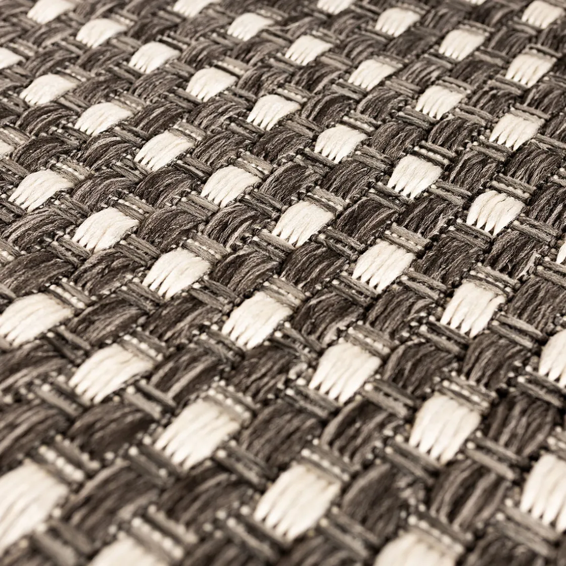 atmosphera Alfombras Decorativas>Alfombra trenzada gris 120x170cm