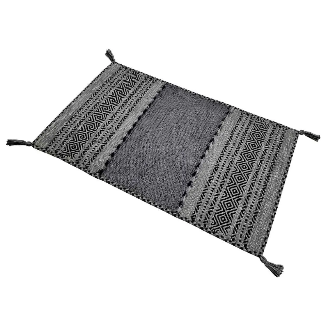 Alfombras De Cocina>Alfombra Tribal Antracita 60x100Cm