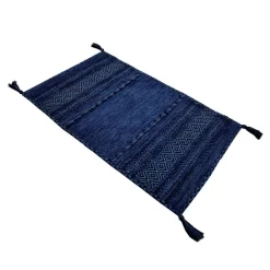Alfombras De Cocina>Alfombra Tribal Azul 60x100Cm
