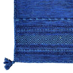 Alfombras Decorativas>Alfombra Tribal Azul 140x190Cm