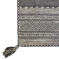 Alfombras Decorativas>Alfombra Tribal Gris 140x190Cm
