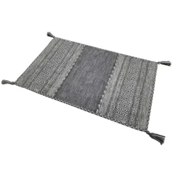 Alfombras De Cocina>Alfombra Tribal Gris 60x100Cm