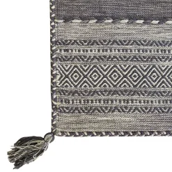 Alfombras De Cocina>Alfombra Tribal Gris 60x100Cm