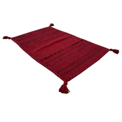 Alfombras De Cocina>Alfombra Tribal Roja 60x100Cm