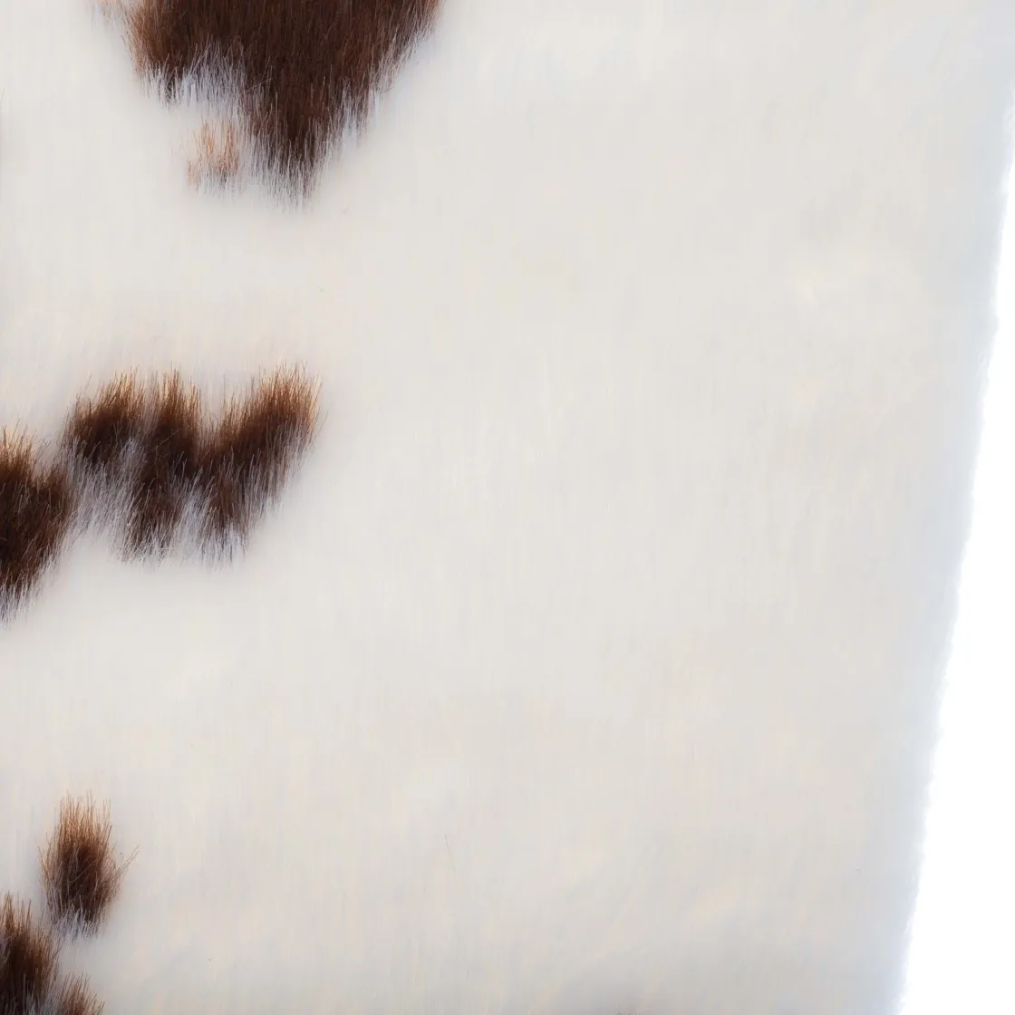 atmosphera Alfombras Decorativas>Alfombra Vache Blanco/Marrón 94x100Cm