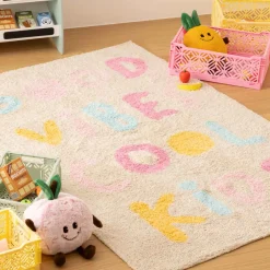 atmosphera4kids Téxtil>Alfombra vibe COOL KIDS de algodón 100x150cm