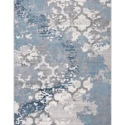 Alfombras Decorativas>Alfombra Viqi Azulejos Azul 80x150cm