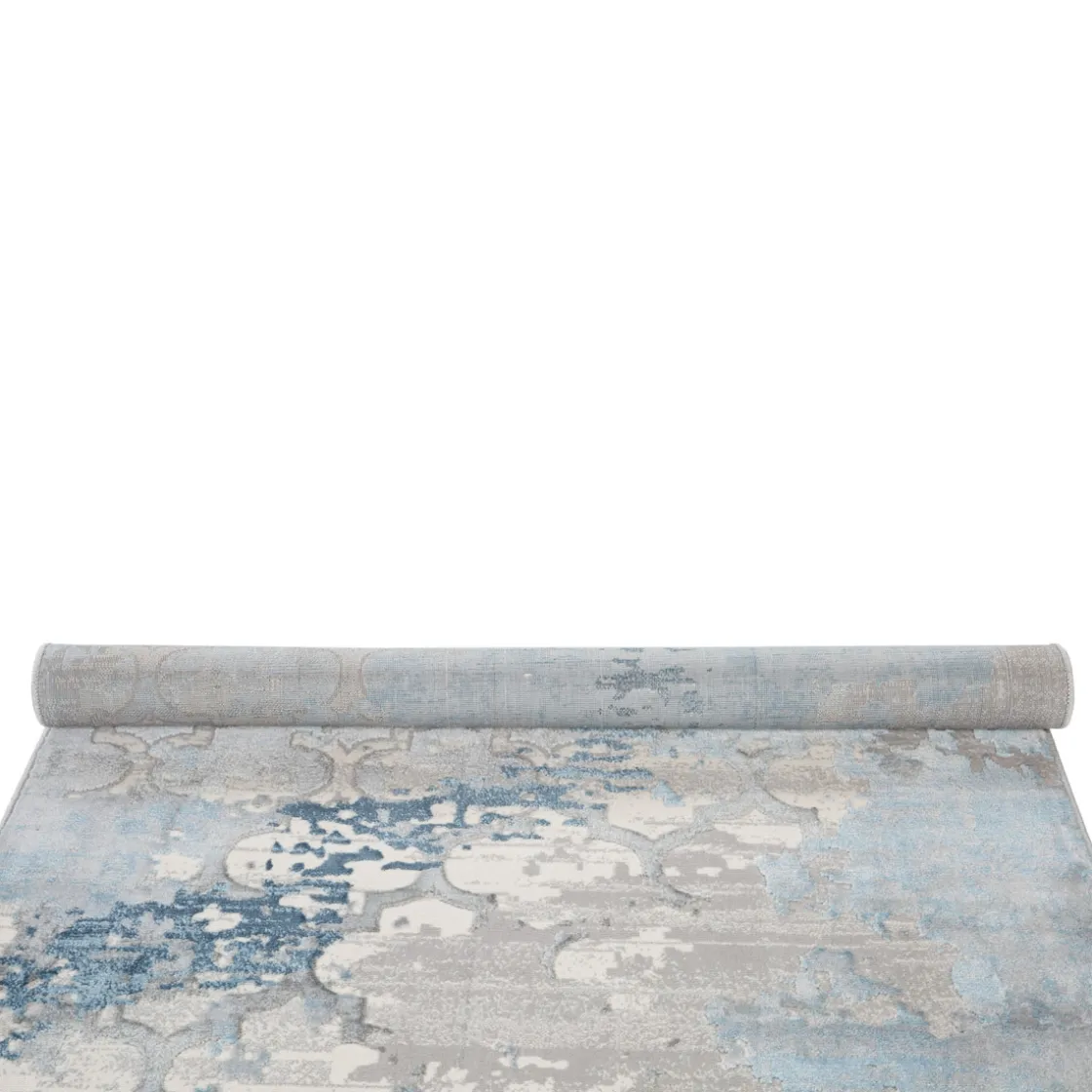 Alfombras Decorativas>Alfombra Viqi Azulejos Azul 80x150cm