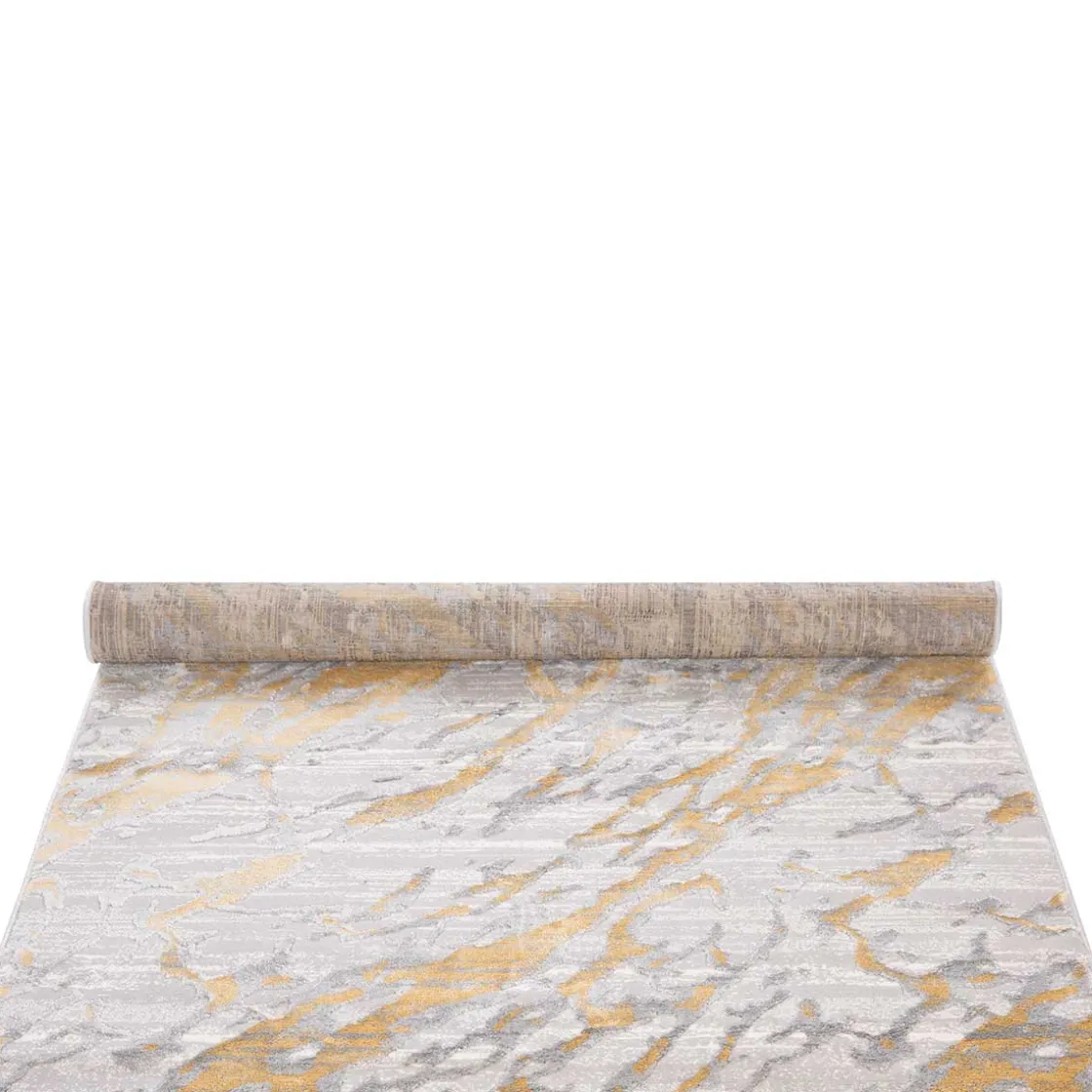 Alfombras Decorativas>Alfombra Viqi Waves Amarilla 80x150cm