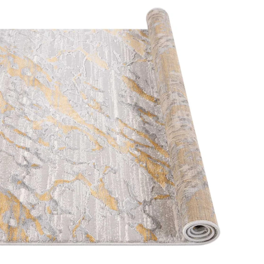 Alfombras Decorativas>Alfombra Viqi Waves Amarilla 133x190cm