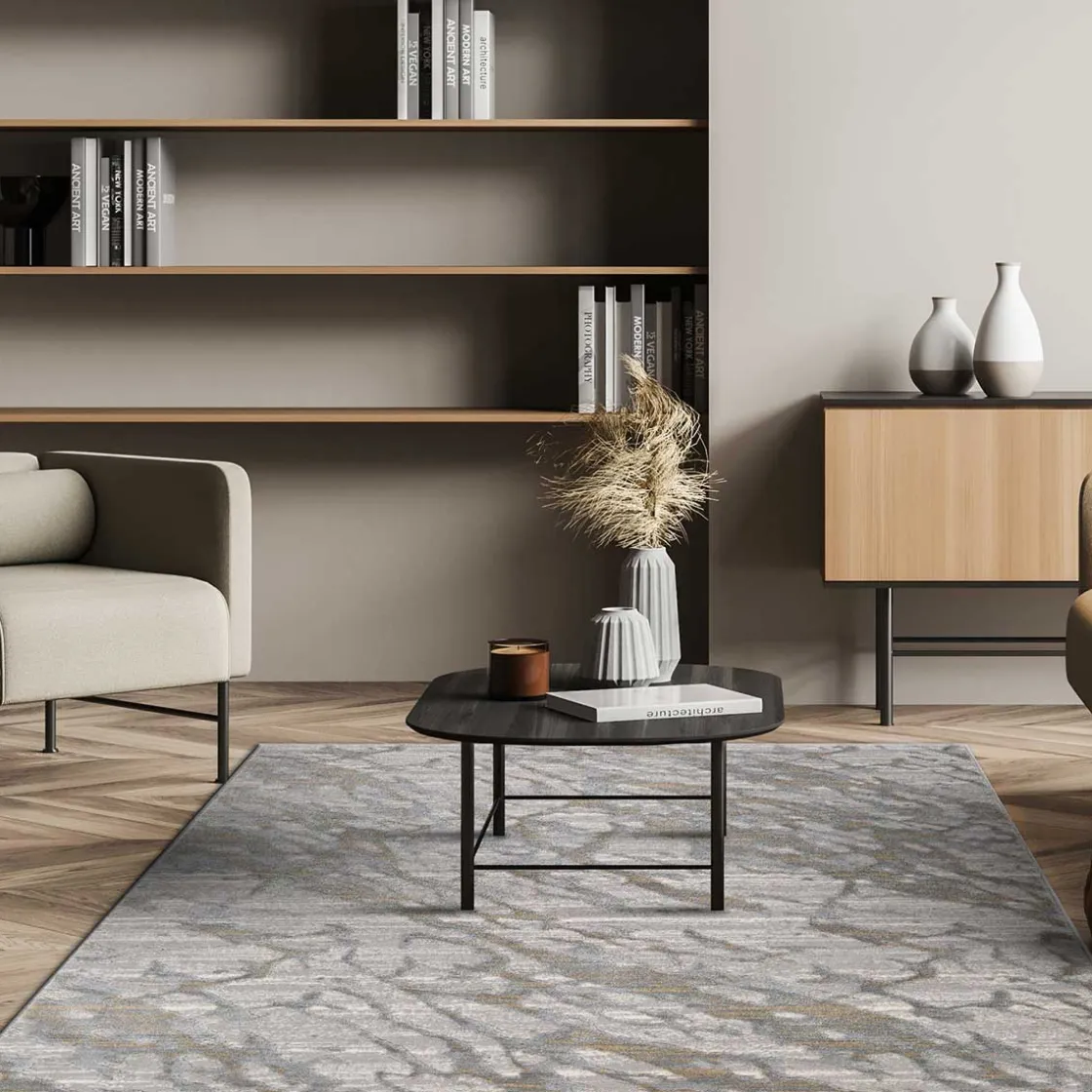 Alfombras Decorativas>Alfombra Viqi Waves Beige 133x190cm