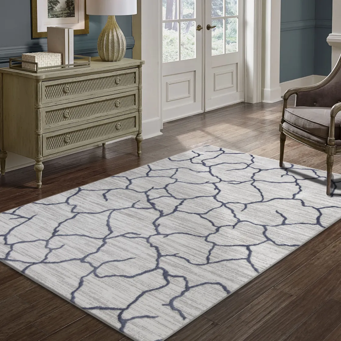 Alfombras Decorativas>Alfombra Weston Gris Antracita 80x150cm