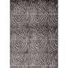 Alfombras Decorativas>Alfombra Zaha Antracita Cebra 80x150Cm