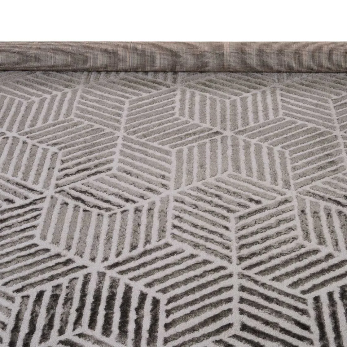 Alfombras Decorativas>Alfombra Zaha Antracita 80x150Cm