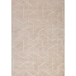 Alfombras Decorativas>Alfombra Zaha Beige Geométrico 120x160Cm