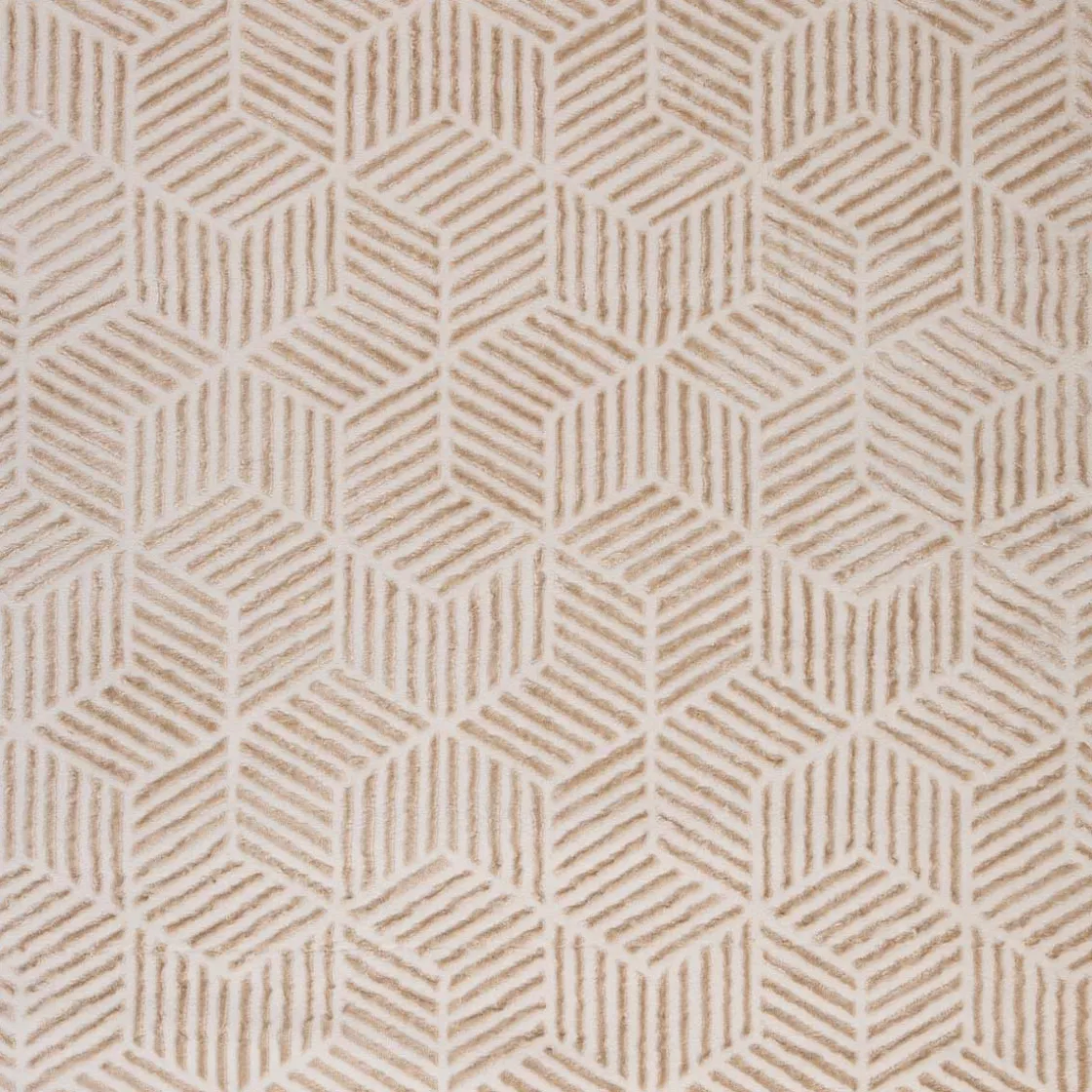 Alfombras Decorativas>Alfombra Zaha Beige Geométrico 120x160Cm