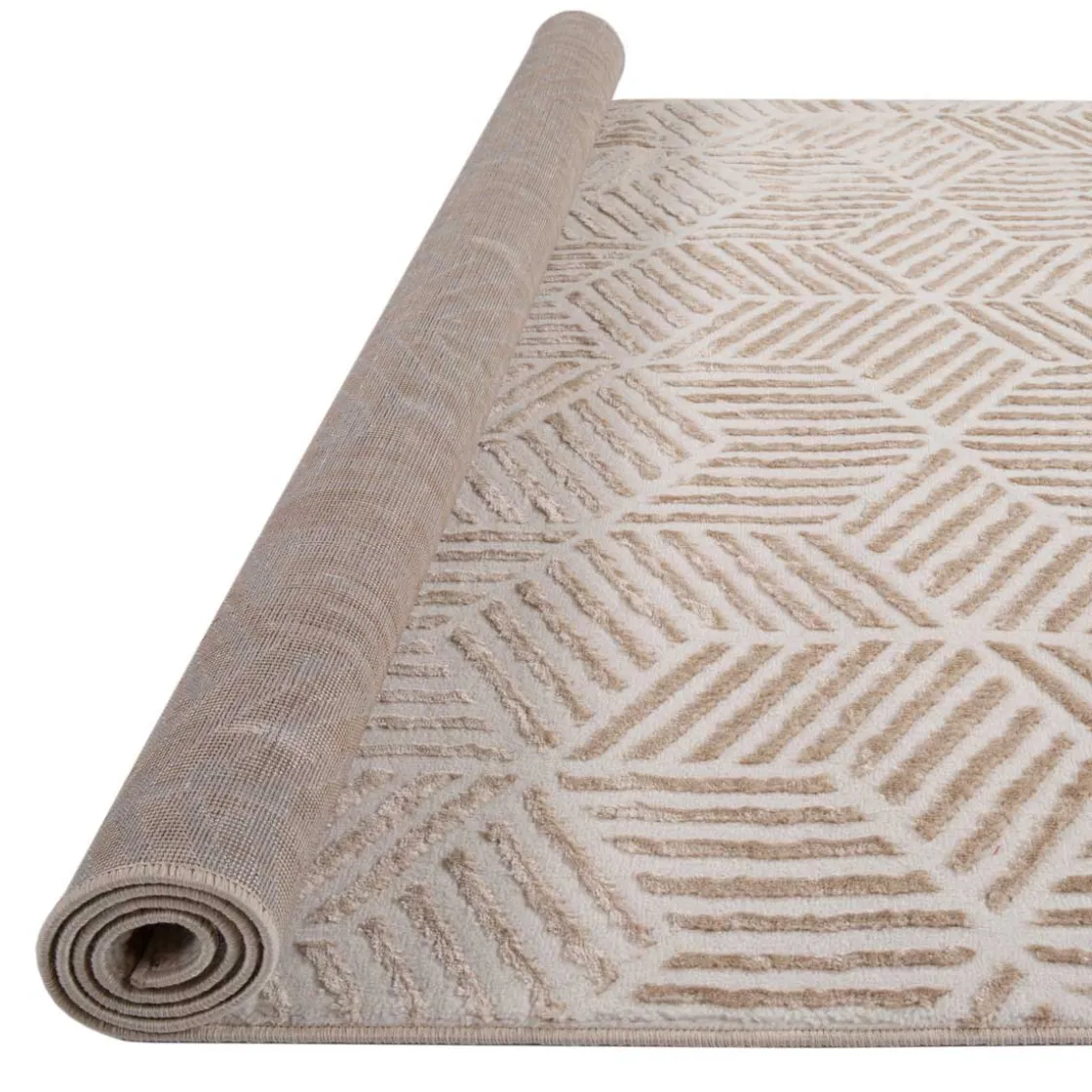 Alfombras Decorativas>Alfombra Zaha Beige 133x190Cm