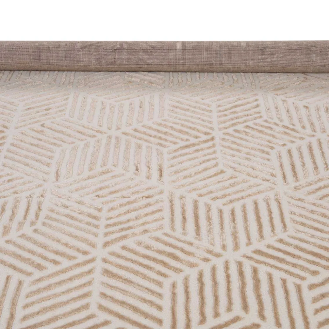 Alfombras Decorativas>Alfombra Zaha Beige 133x190Cm