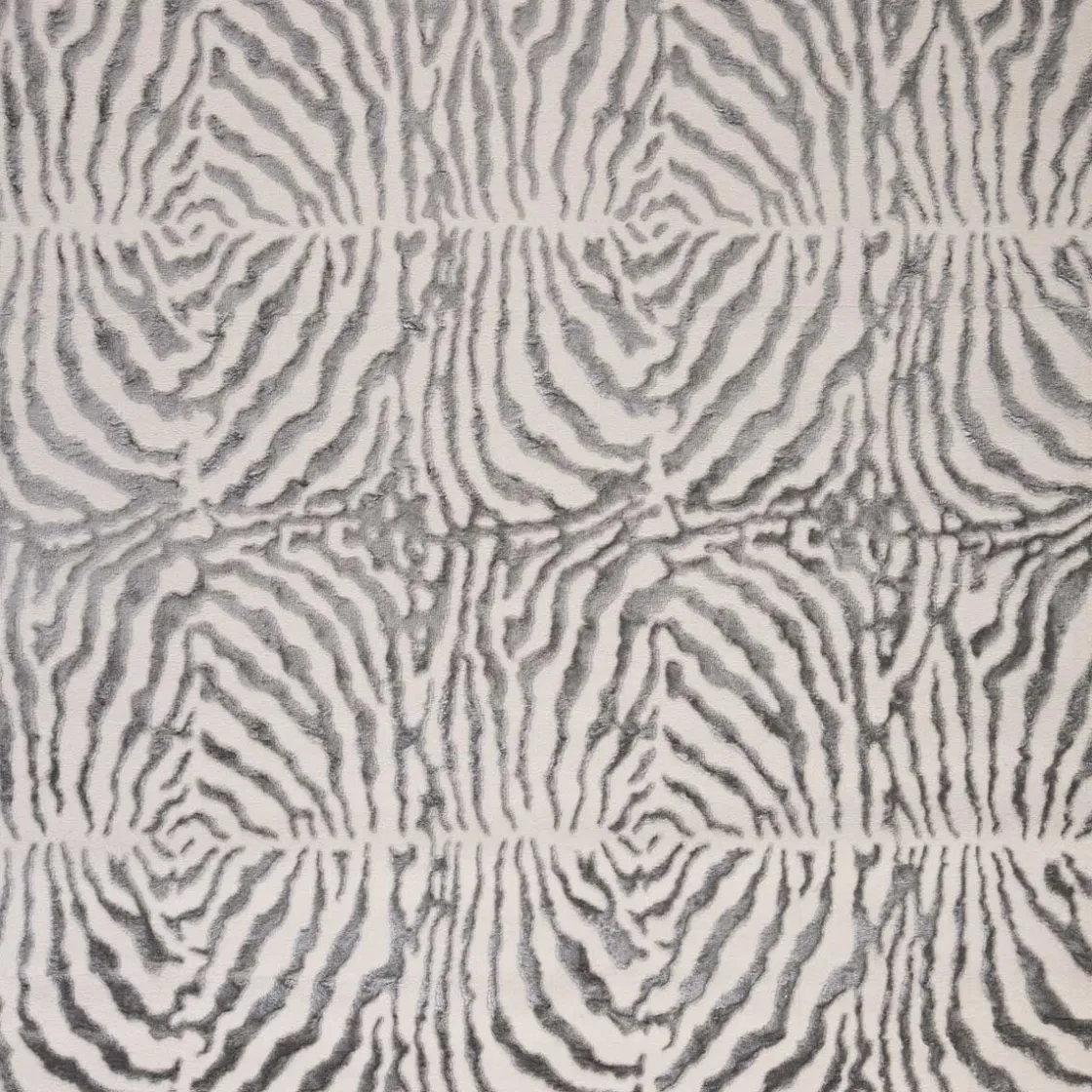 Alfombras Decorativas>Alfombra Zaha Cebra Gris 200x285Cm