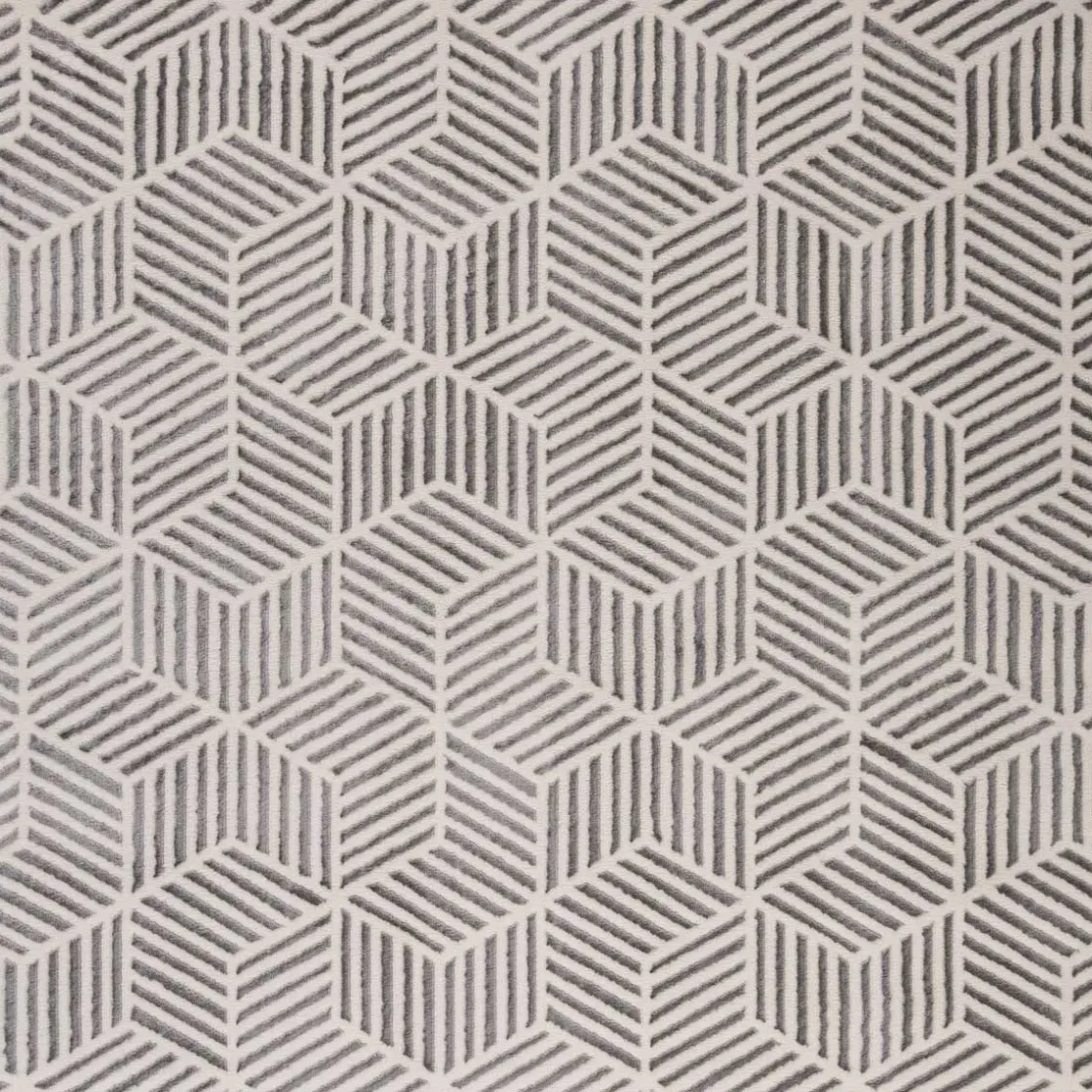 Alfombras Decorativas>Alfombra Zaha Geométrica Beige 80x150Cm