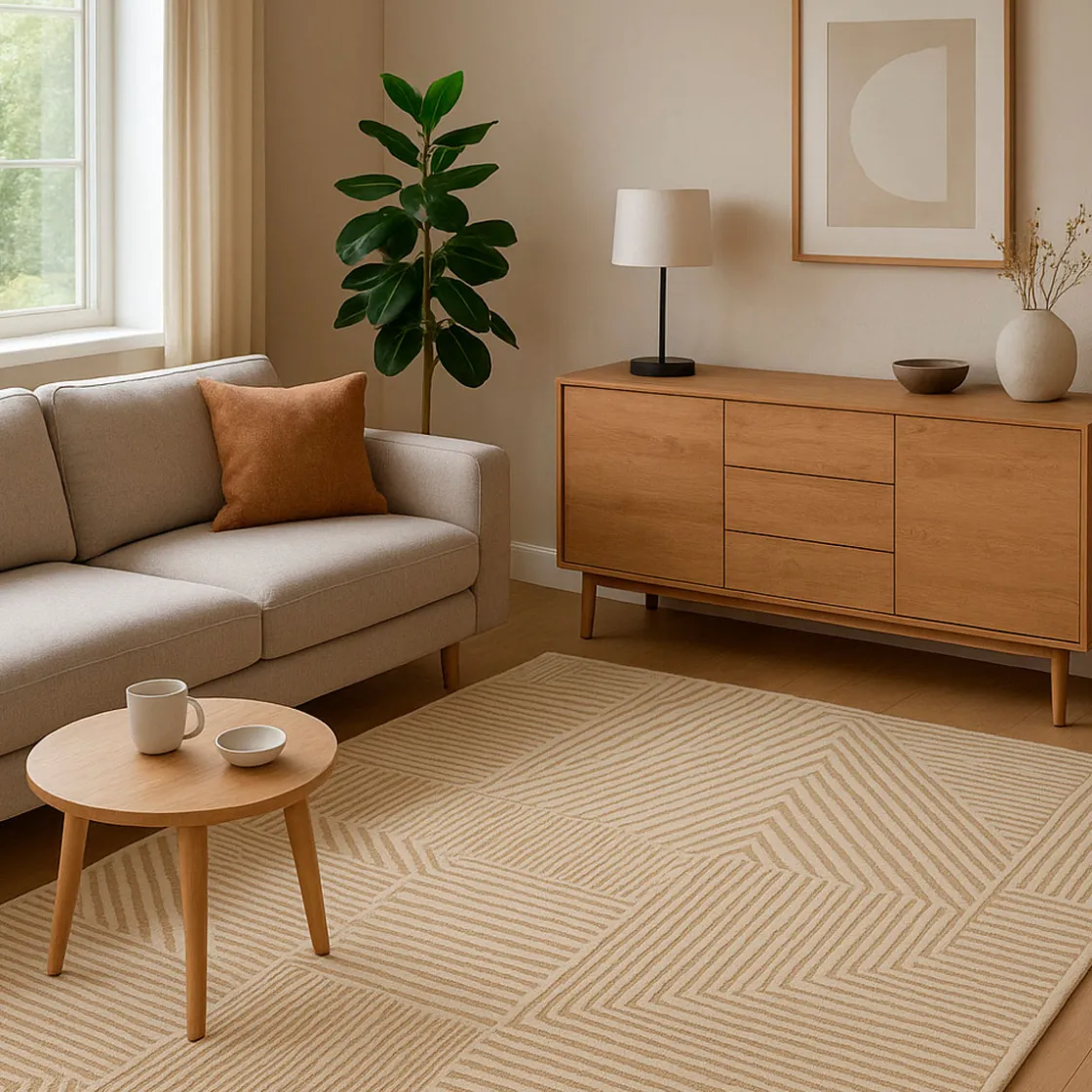 Alfombras Decorativas>Alfombra ZOE beige 120x160cm