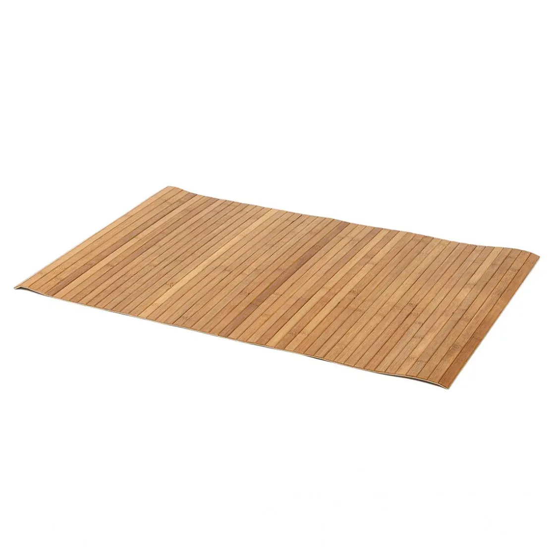 Alfombras De Baño>Alfombrilla de baño de bambú 50x80cm