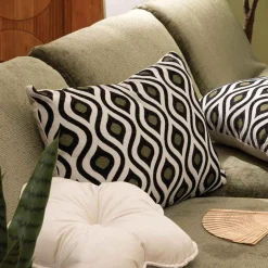 atmosphera Cojines Y Fundas Decorativas|Estilo Industrial>Almohada JACQUARD TWISTED LIME 38x58cm
