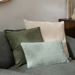 atmosphera Cojines Y Fundas Decorativas>Almohada LILOU verde celadon 30x50cm
