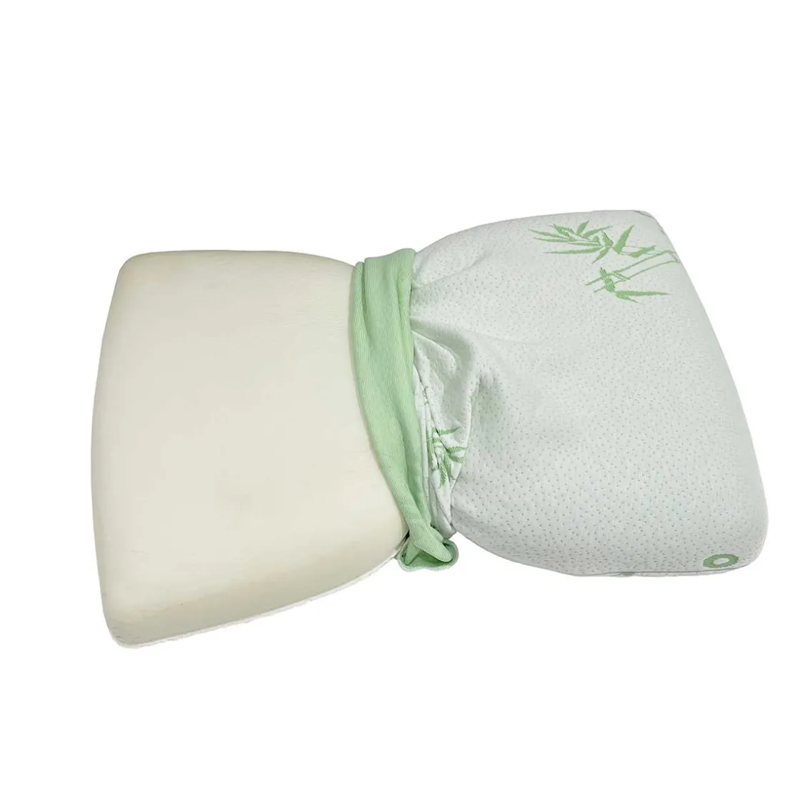 Colchonetas Para Dormir>Almohada memory foam bambú 40x60Cm