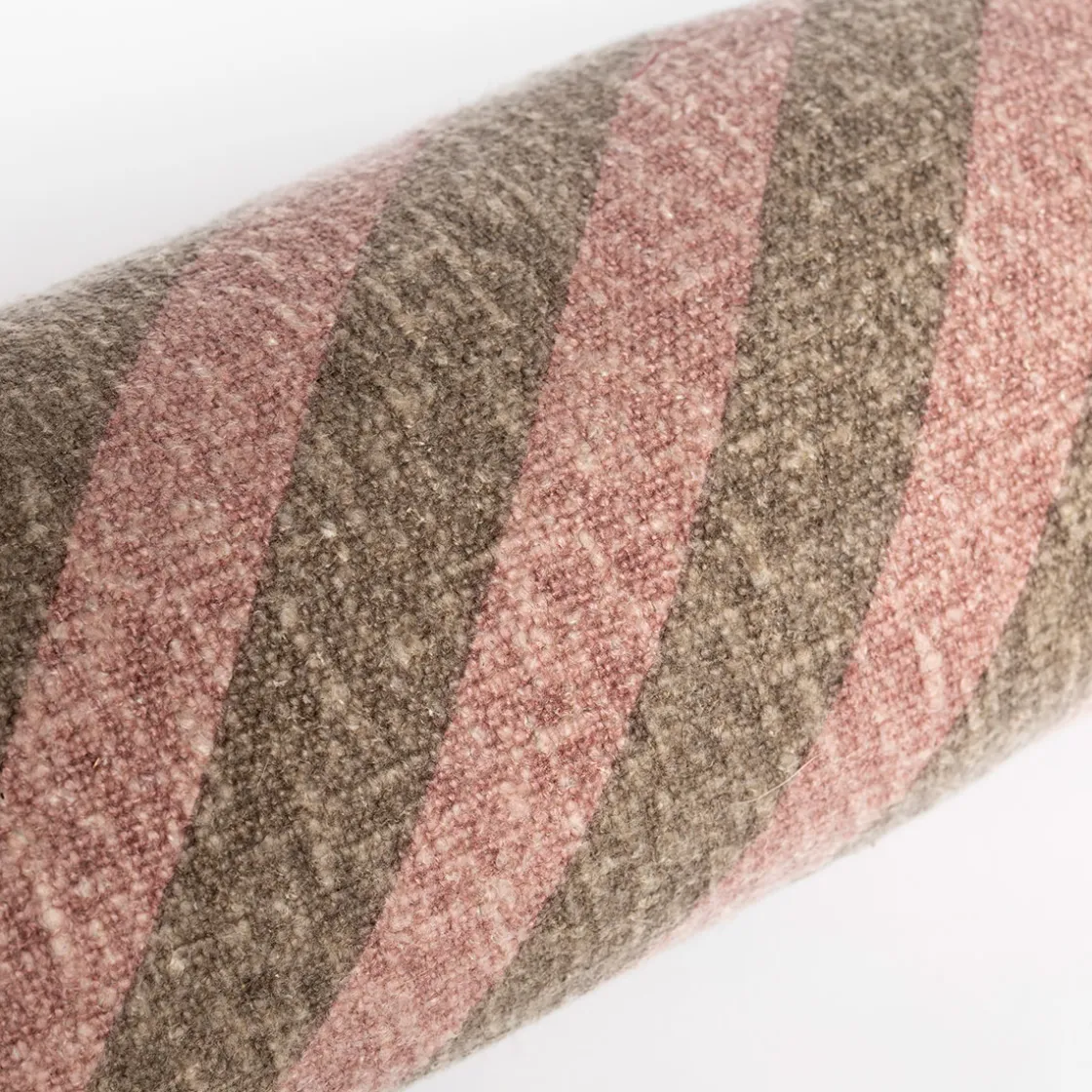 hôma Cojines Y Fundas Decorativas>Almohada STRIPES rosa y marrón 15x50cm