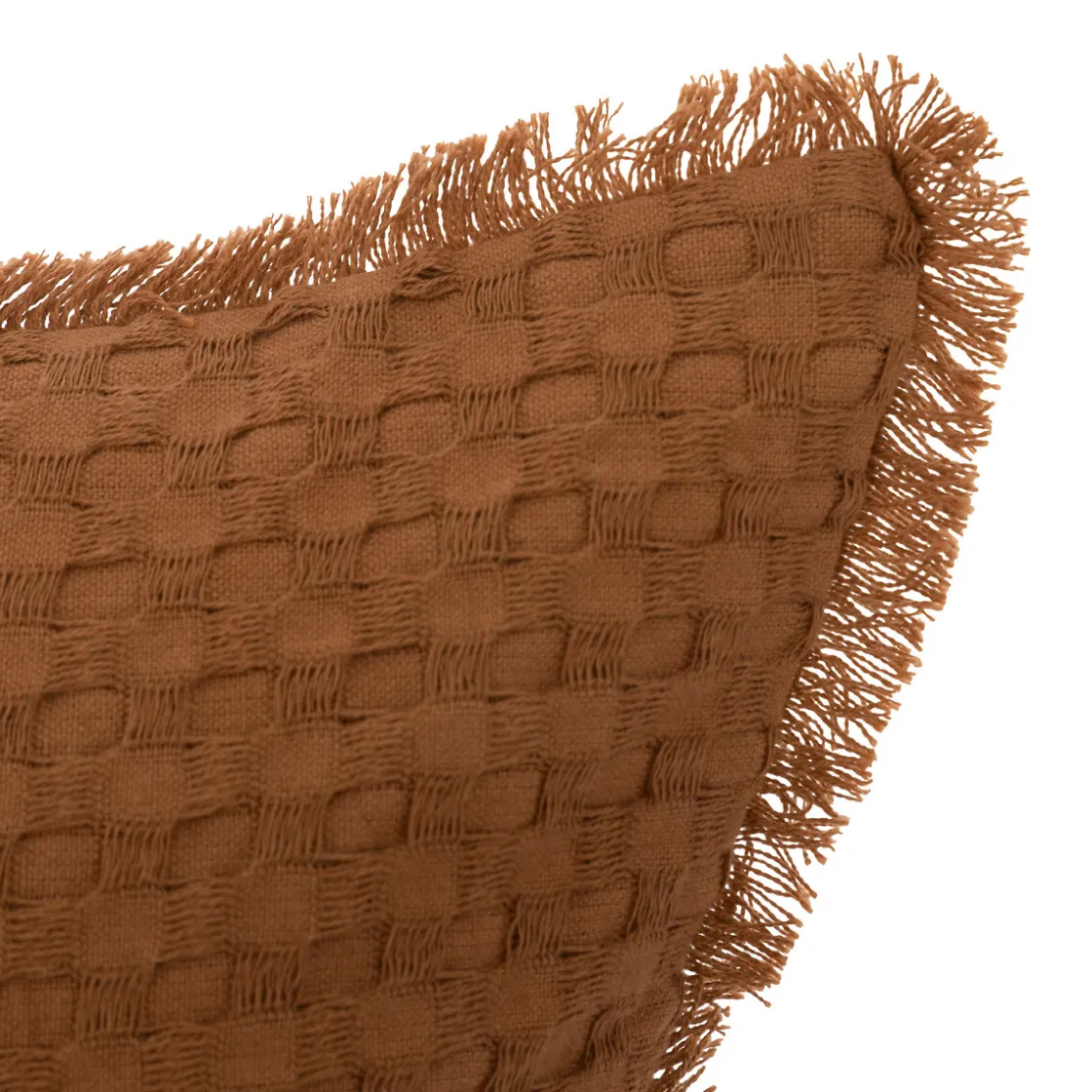 atmosphera Cojines Y Fundas Decorativas>Almohada The Floral Waffle Terracota 30x50cm