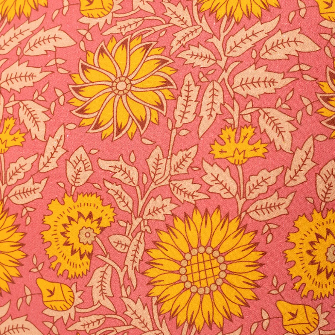 Cojines Y Fundas Decorativas>Almohada Yucatán Con Girasoles 45x45cm