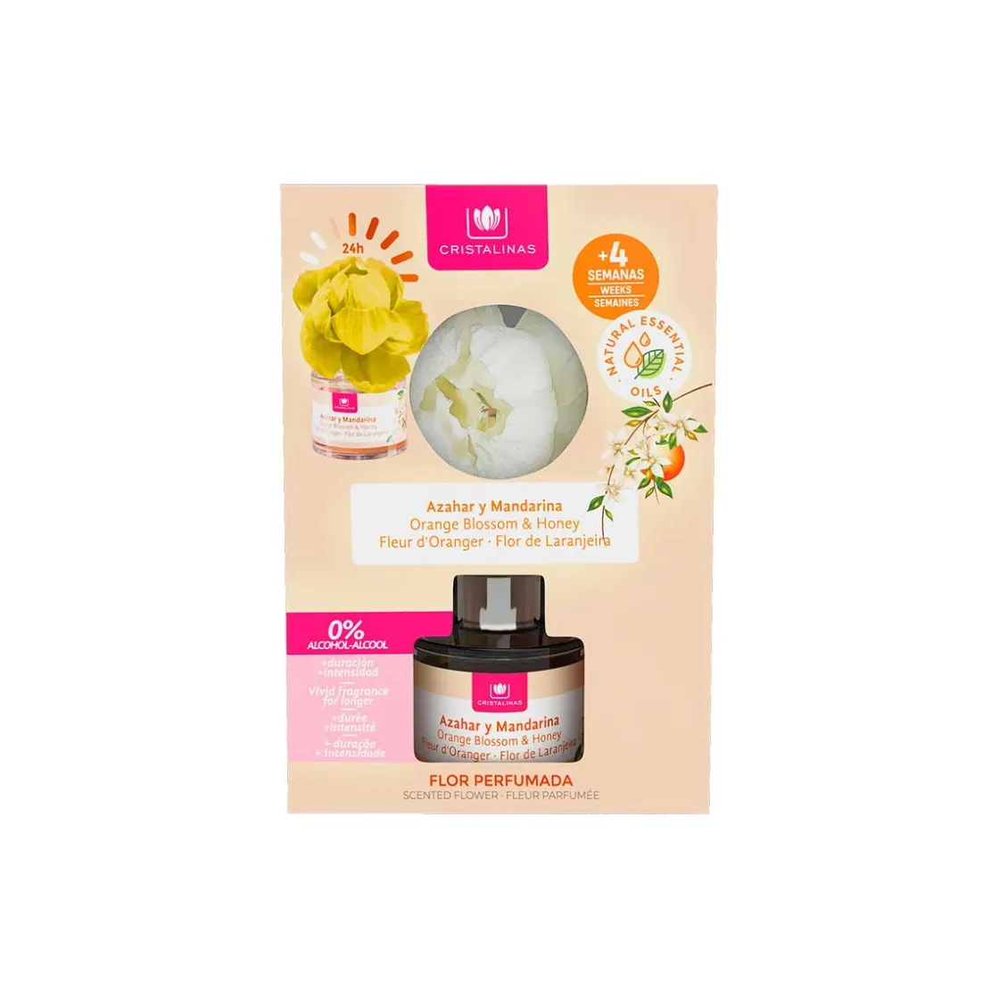 Ambientadores>Ambientador C/Flor Aroma Azahar 40ml