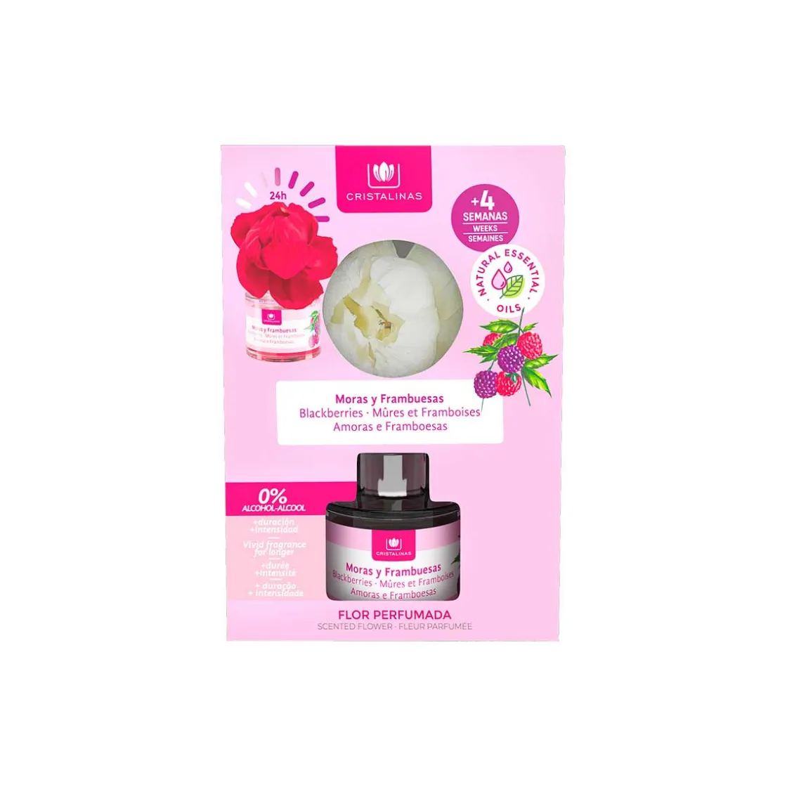 Ambientadores>Ambientador C/Flor Aroma Moras 40ml