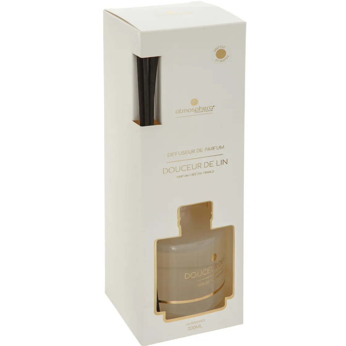 atmosphera Ambientadores>Ambientador mikado flor lino ILAE 200ml