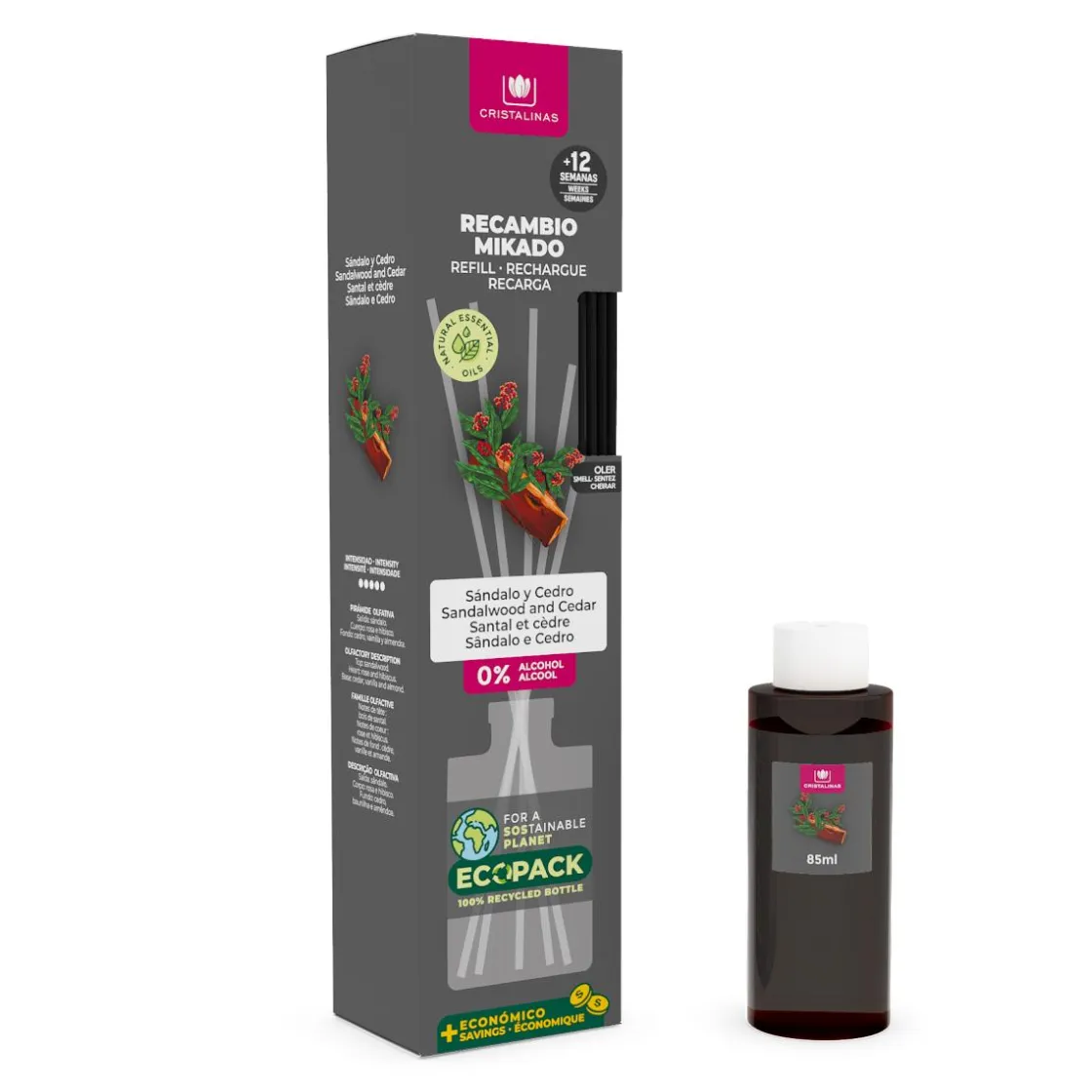 Ambientadores>Ambientador mikado sándalo y cedro 85ml