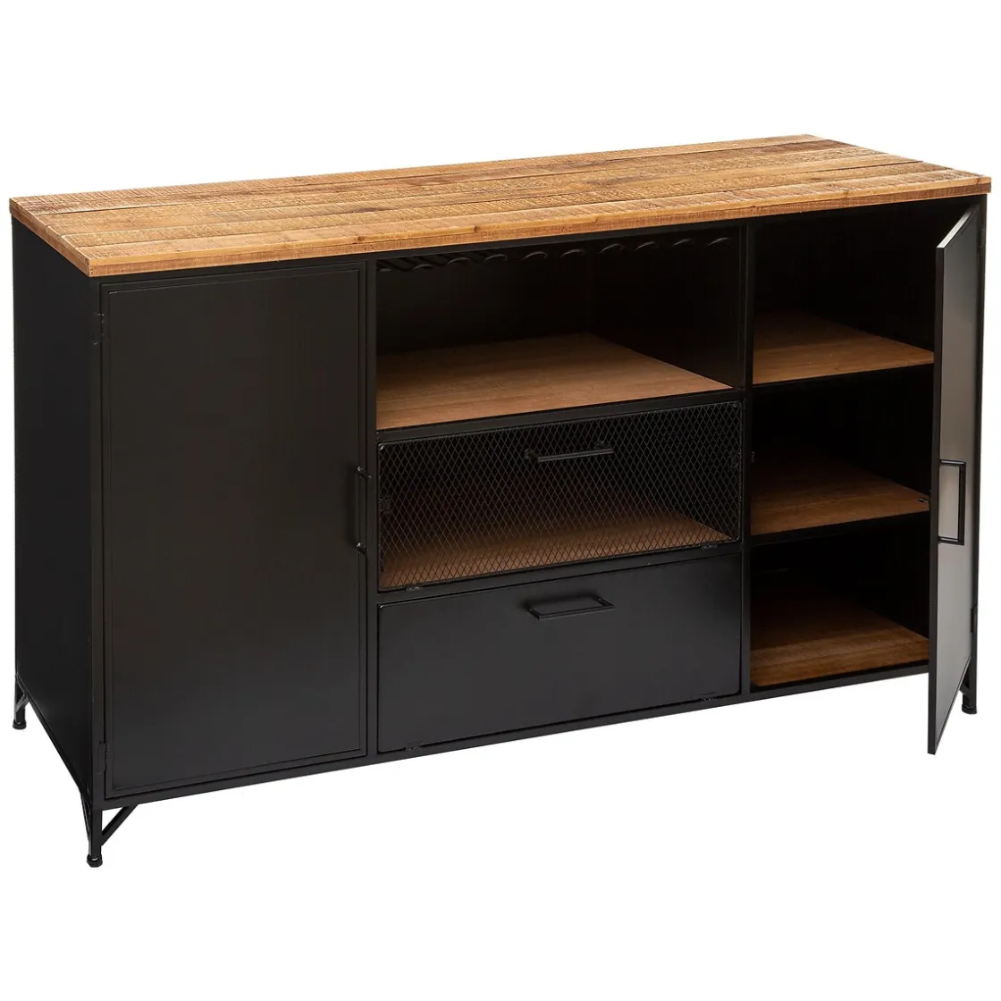 atmosphera Aparadores Y Consolas|Estilo Industrial>Aparador 2 Puertas 2 Cajones 140x42.5x85