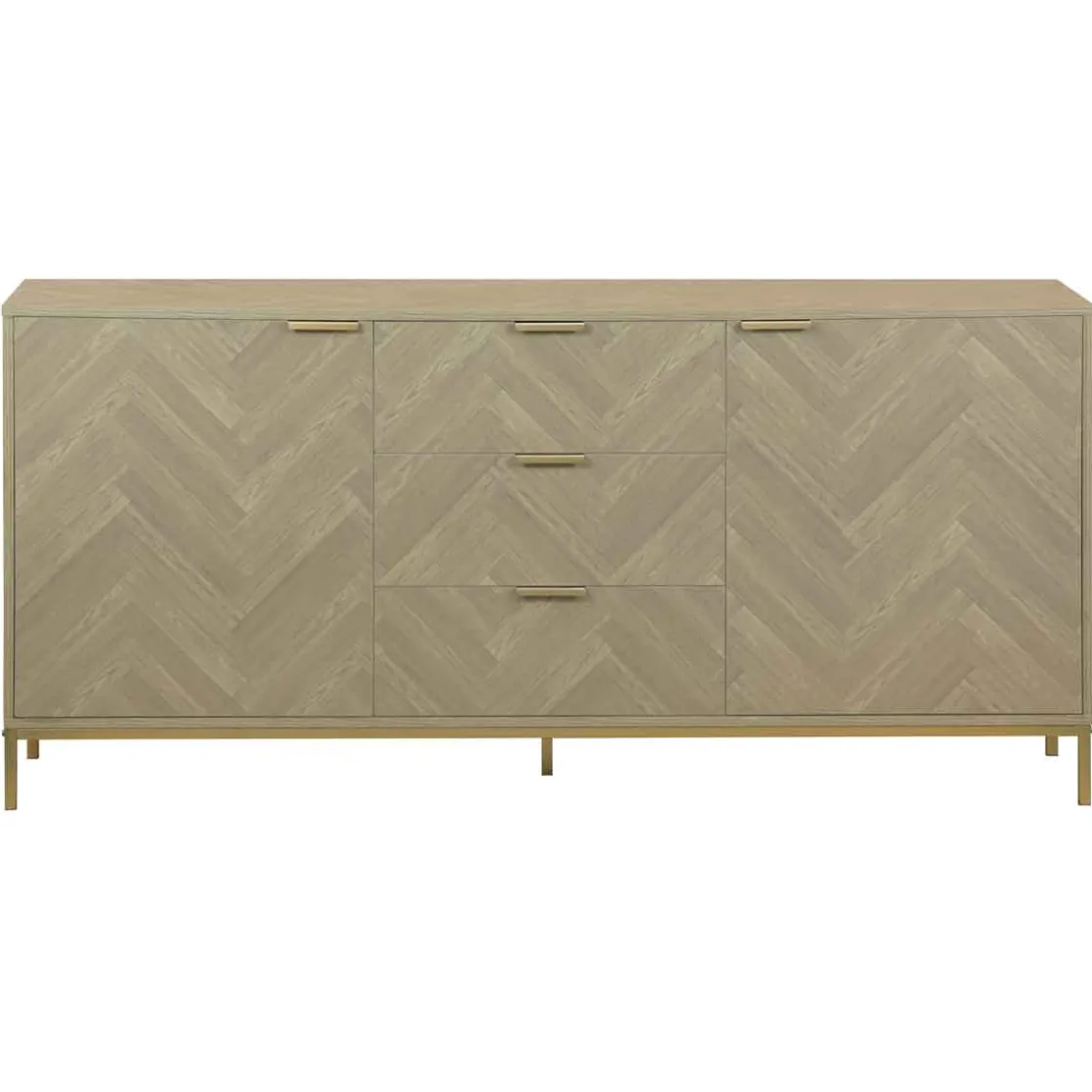 Aparadores Y Consolas|Estilo Contemporaneo>Aparador CHEVRON beige de mdf
