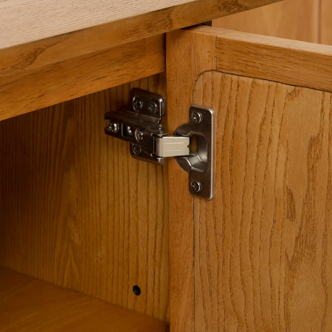atmosphera Aparadores Y Consolas|Estilo Étnico>Aparador con 4 puertas de mdf y ratan KISCO
