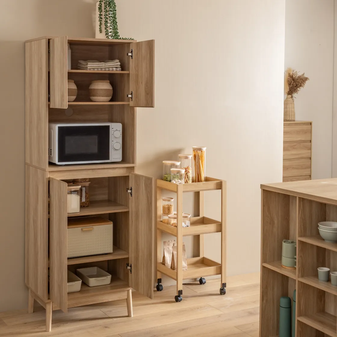 5five Aparadores Y Consolas>Aparador de cocina ABANA beige de mdf