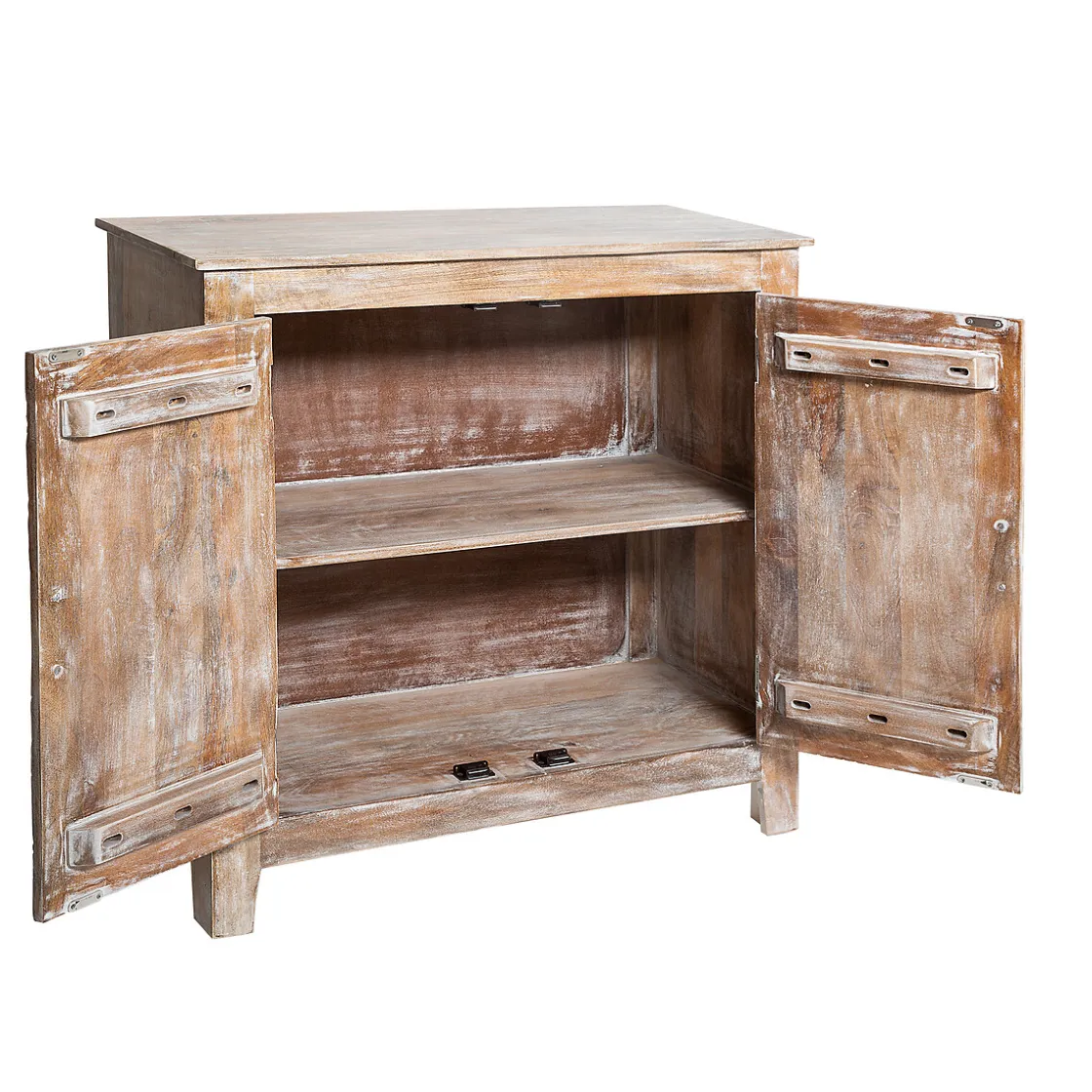 atmosphera Aparadores Y Consolas|Estilo Étnico>Aparador De Madera Con 2 Puertas Shirel